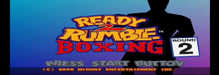 Ready 2 Rumble Boxing: Round 2 Title Screen